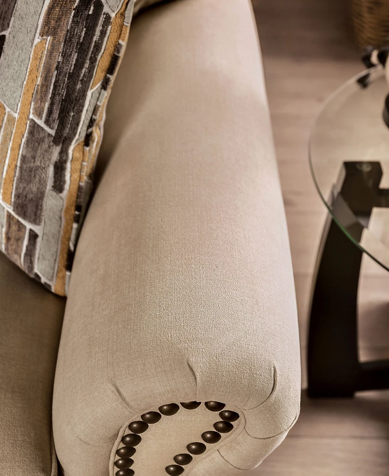 Furniture of America Sillman Upholstered Loveseat