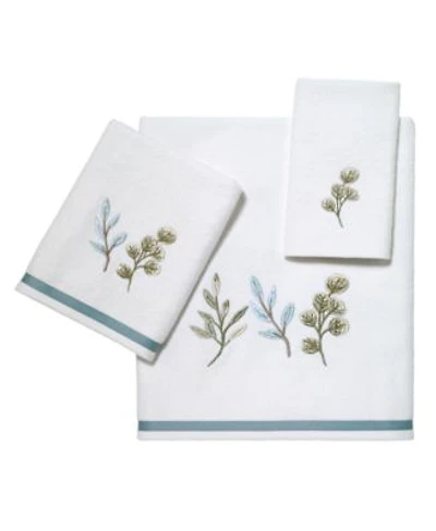 Avanti Ombre Leaves Botanical Cotton Bath Towels