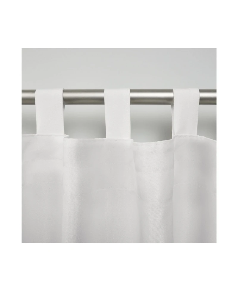 Exclusive Home Curtains Indoor - Outdoor Solid Cabana Tab Top Curtain Panel Pair