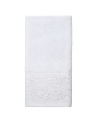 Avanti Serafina Geometric Embroidered Fingertip Towel, 11" x 18"