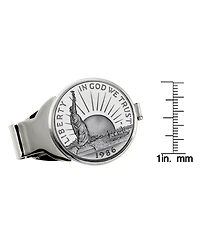 Men's American Coin Treasures Statue of Liberty Commemorative Half Dollar Coin Money Clip