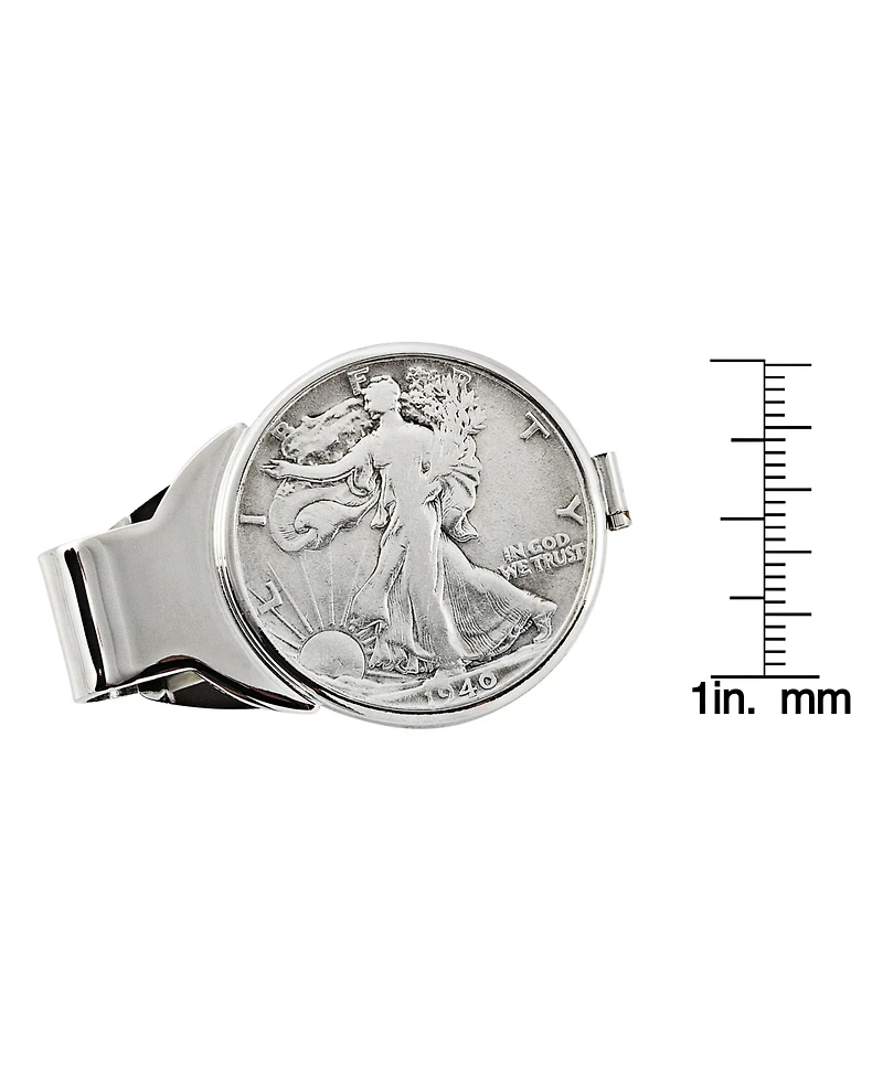 Men's American Coin Treasures Silver Walking Liberty Half Dollar Coin Money Clip