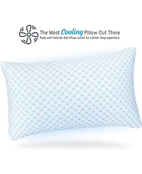 Nestl Heat and Moisture Reducing Ice Silk and Gel Infused Memory Foam Pillow