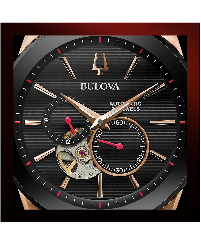 Bulova Men's Automatic Grammy Two-Tone Stainless Steel Bracelet Watch 41mm