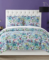 Christian Siriano New York Dahlia 3 Piece Duvet Cover Set, King