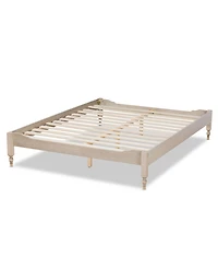 Furniture Laure French Bohemian Queen Size Bed Frame