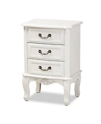 Furniture Gabrielle Victorian 3 Drawers Nightstand