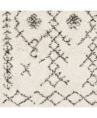 Livabliss Berber Shag Bbe- Charcoal 5'3" x 7'3" Area Rug