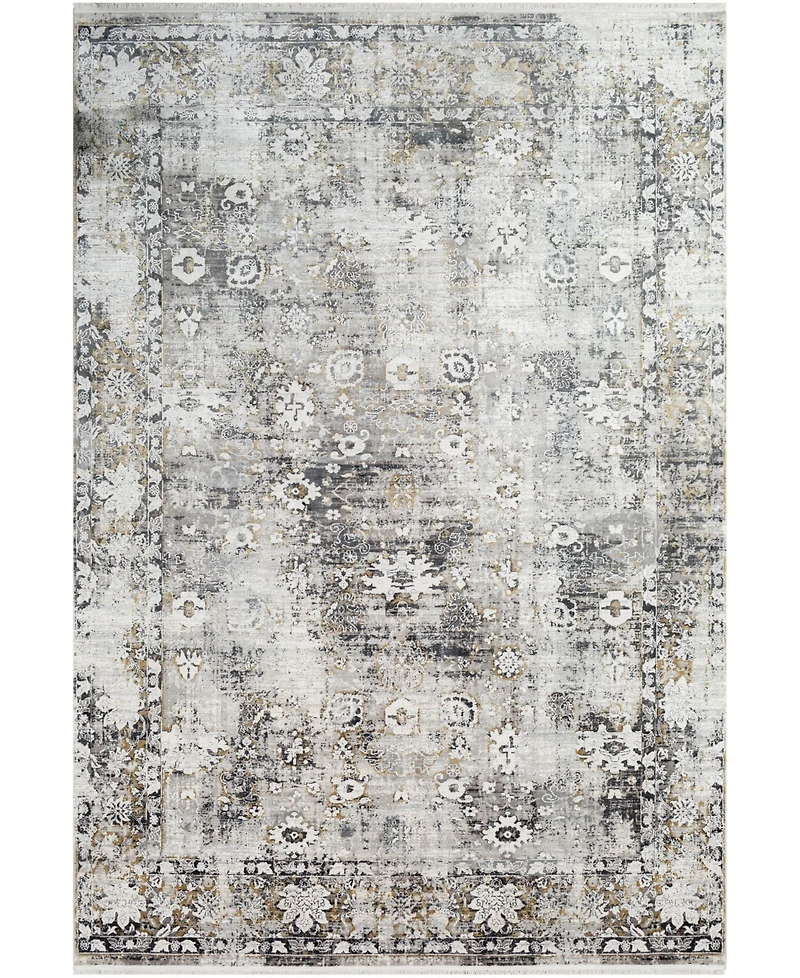 Surya Solar Sor-2308 Charcoal 5' x 7'6" Area Rug