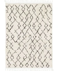 Livabliss Berber Shag Bbe Charcoal Area Rug