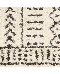 Livabliss Berber Shag Bbe-2311 Charcoal 5'3" x 7'3" Area Rug