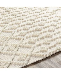 Livabliss Farmhouse Tassels Fts 2305 White Rug