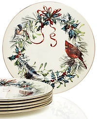 Lenox Winter Greetings Dinner Plates, Set of 6