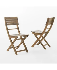 Noble House Positano Outdoor Foldable Dining Chairs