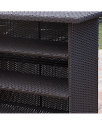 Noble House Levont Contemporary Outdoor Bar