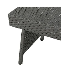 Noble House Anthony Outdoor Folding Side Table