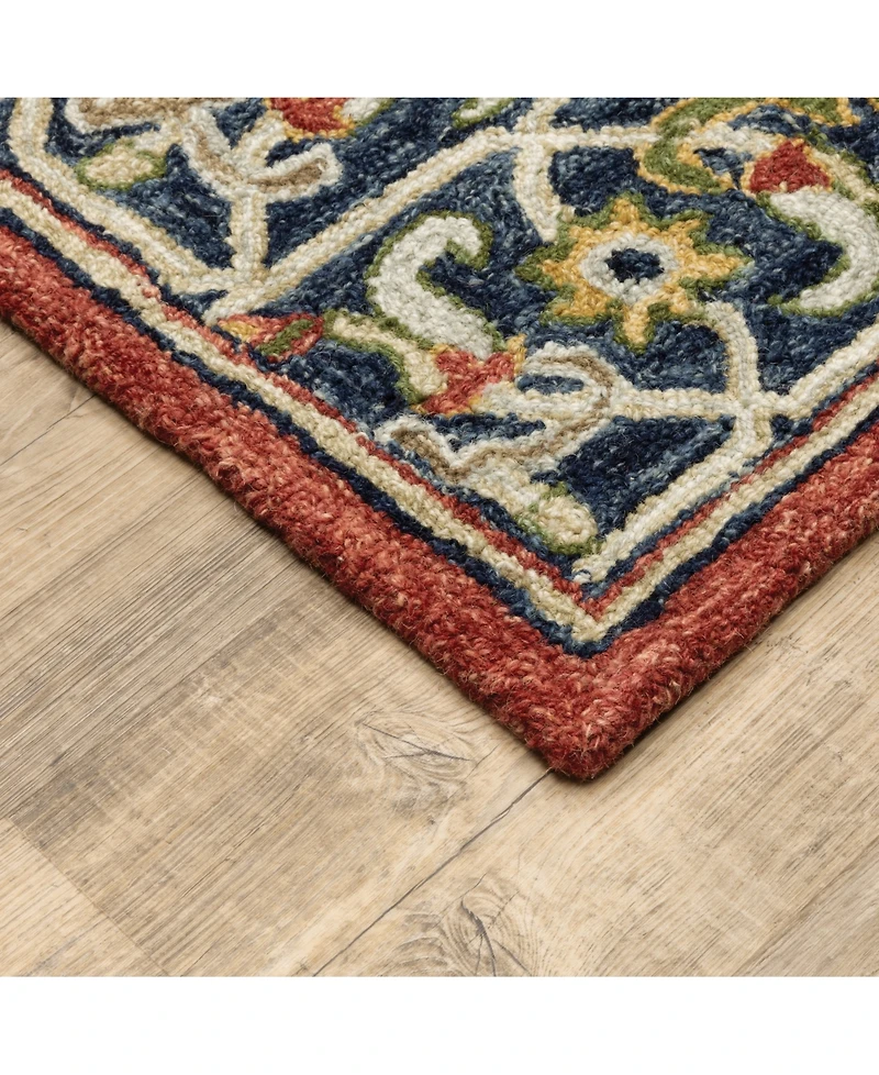 Oriental Weavers Alfresco 28404 Red 5' x 8' Area Rug