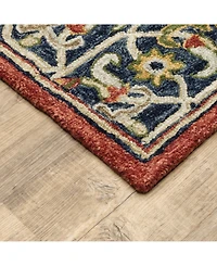 Oriental Weavers Alfresco 28404 Red 5' x 8' Area Rug