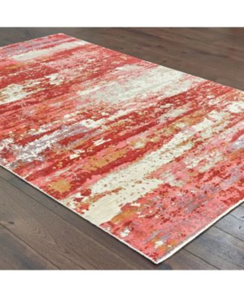 Oriental Weavers Formations 70004 Pink Area Rug