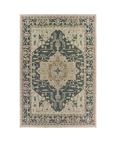 Oriental Weavers Latitude 001J3 Gray 7'10" x 10' Outdoor Area Rug