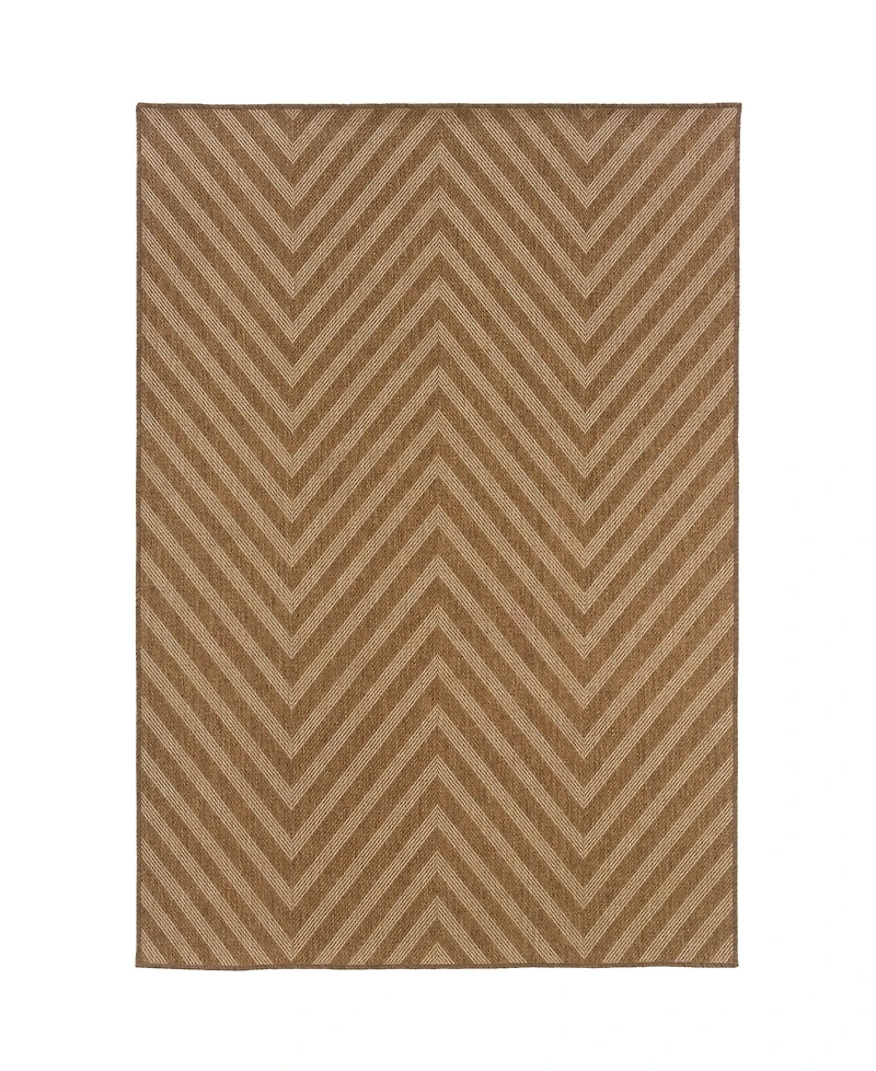 Oriental Weavers Karavia 1330X Tan 2'5" x 4'5" Outdoor Area Rug