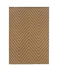 Oriental Weavers Karavia 1330X Tan 2'5" x 4'5" Outdoor Area Rug