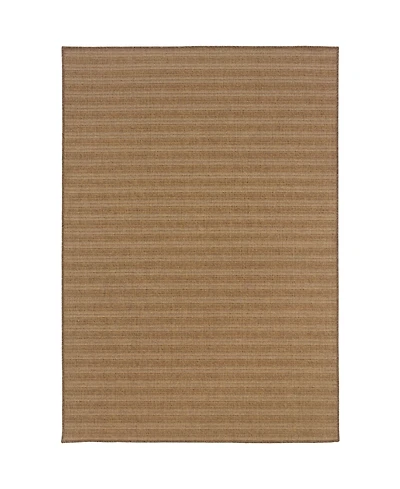 Oriental Weavers Karavia 001X3 Tan 3'7" x 5'6" Outdoor Area Rug