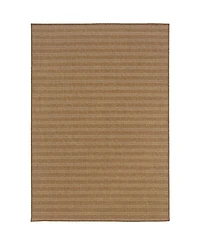 Oriental Weavers Karavia 001X3 Tan 3'7" x 5'6" Outdoor Area Rug
