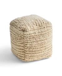 Noble House Calzona Boho Ottoman Pouf