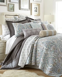 Levtex Rome Damask Reversible 3-Pc. Quilt Set, Full/Queen