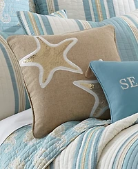 Levtex Maui Sequin Starfish Decorative Pillow, 18" x 18"
