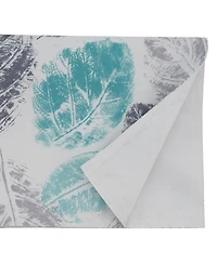 Saro Lifestyle Leaf Print Runner