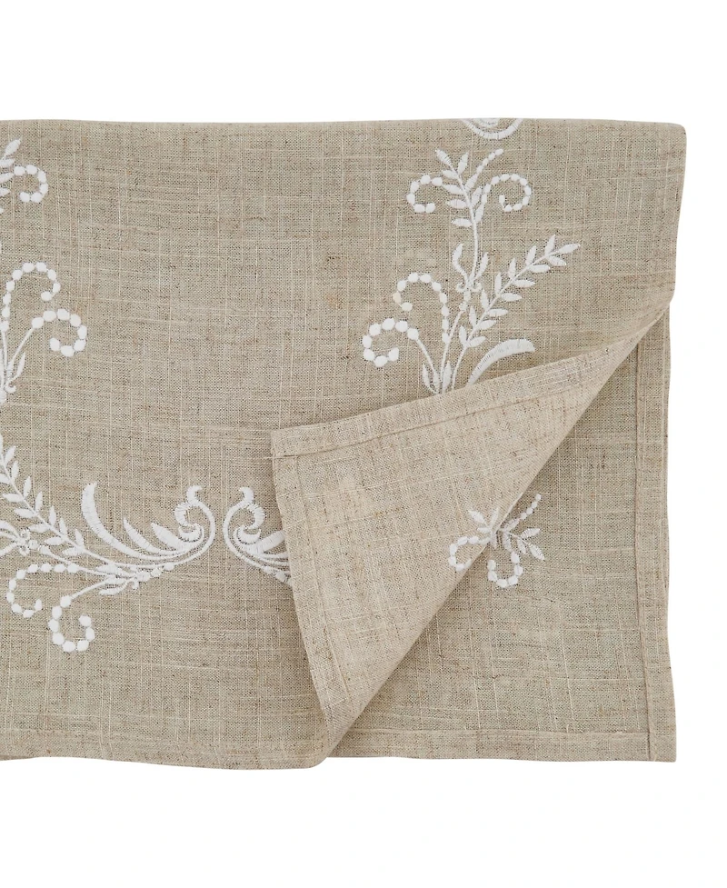 Saro Lifestyle Embroidered Placemat Set of 4