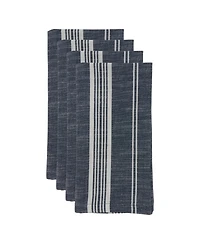 Saro Lifestyle Striped Napkin Set of 4