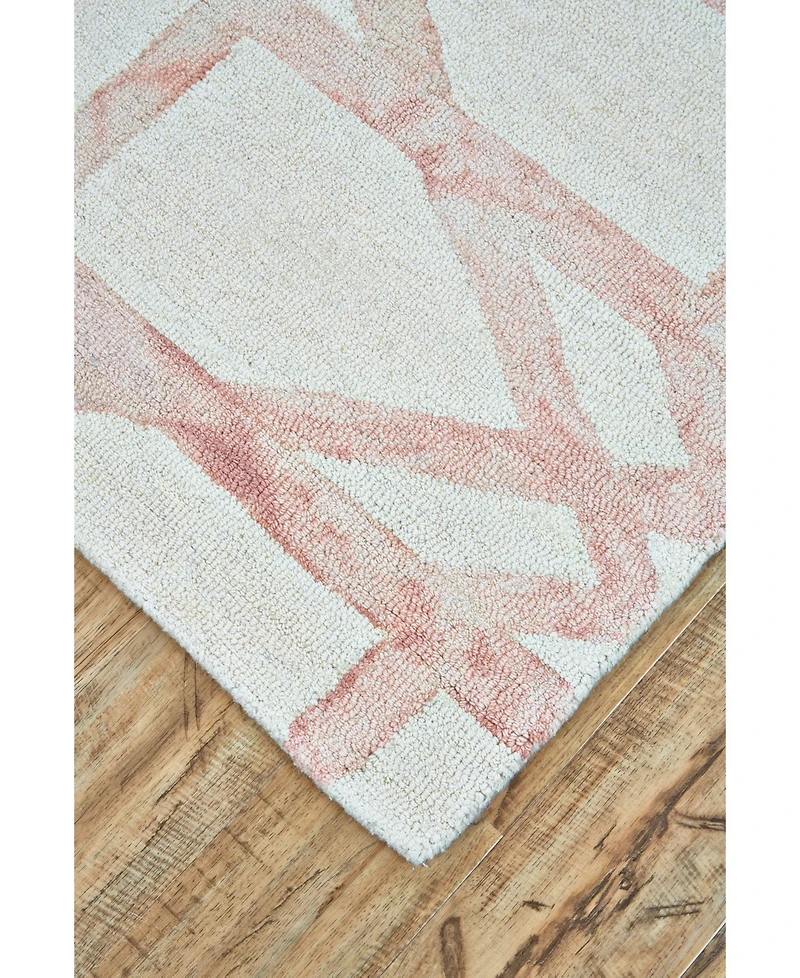 Feizy Lorrain R8571 Rose 8' x 11' Area Rug