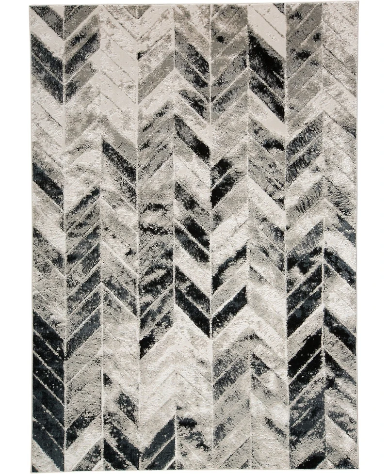 Feizy Micah R3048 Gray 5' x 8' Area Rug