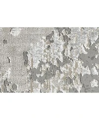 Simply Woven Hadlee R3336 Silver Rug
