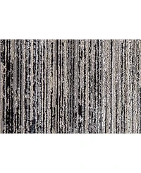 Feizy Micah R3337 Black 2'10" x 7'10" Runner Rug