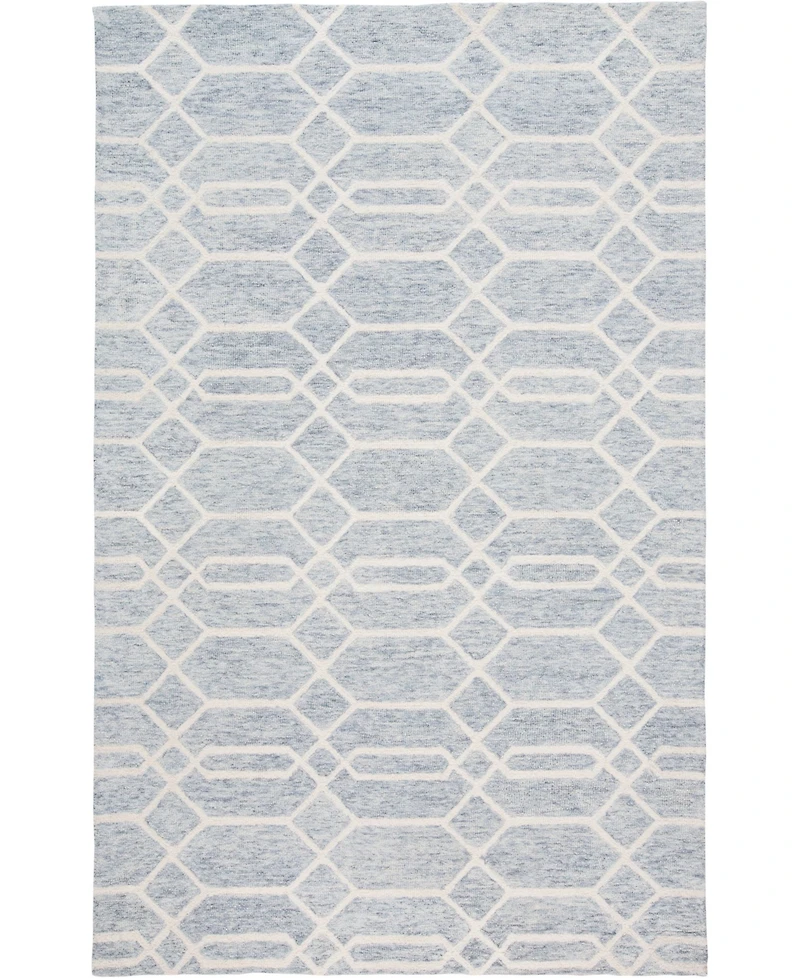 Feizy Belfort R8777 Blue 5' x 8' Area Rug