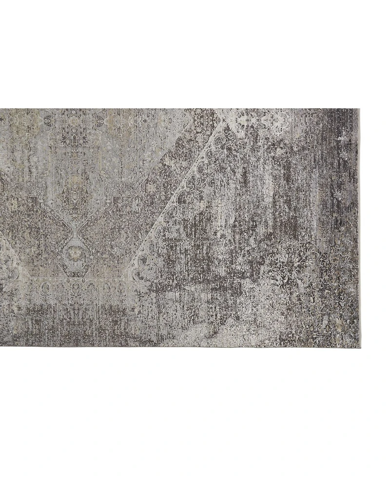 Feizy Beckett R0818 Gray 5' x 8' Area Rug