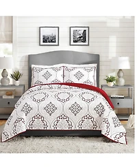 Modern Heirloom Chambers Quilt Set, Full/Queen