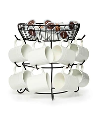 Mikasa French Countryside 2 Tier Flatback Mug Tree
