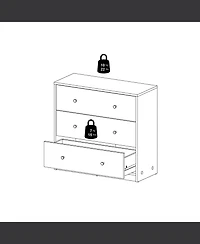 Portland 3-Drawer Chest