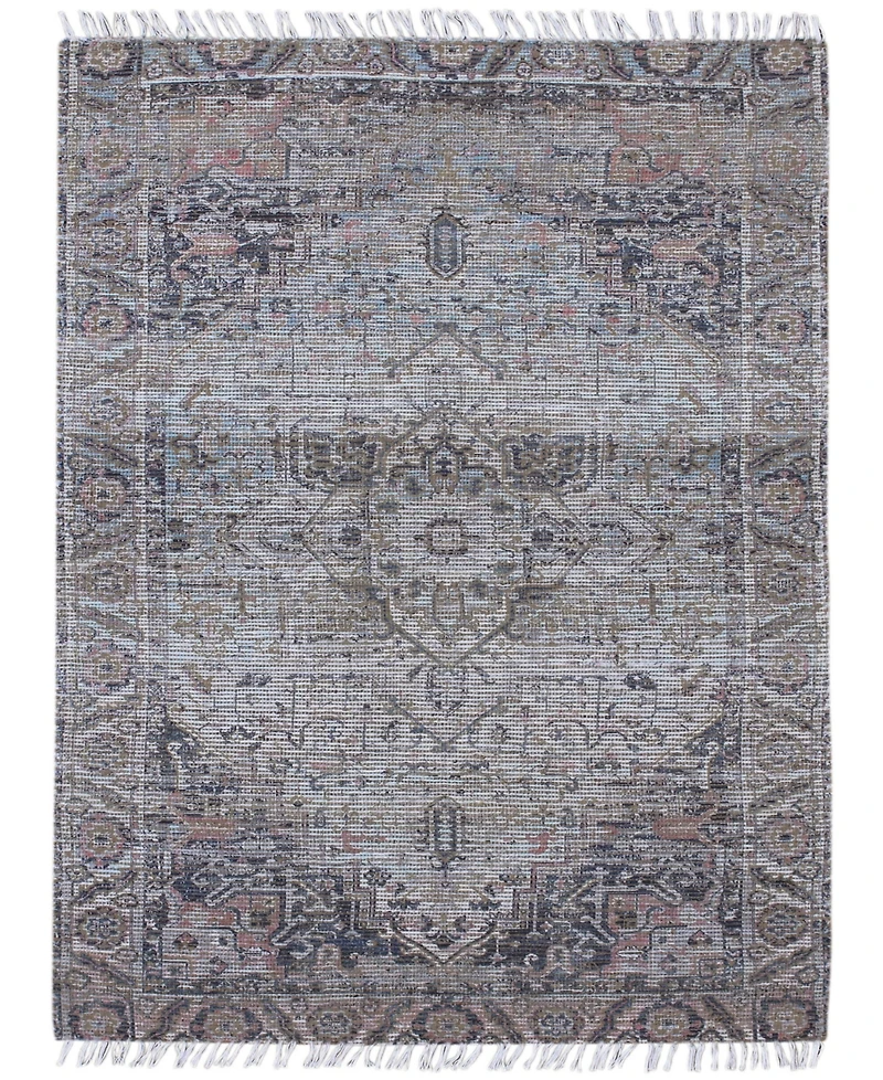 Amer Rugs Prairie Pre-5 Mist/ Pink 8' x 10' Area Rug