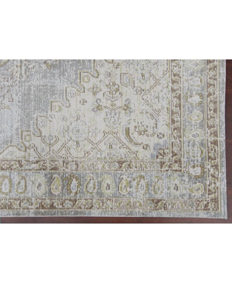Amer Rugs Century Cen-11 Gray/Ivory 2'6" x 8' Runner Rug