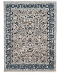 Amer Rugs Arcadia Arc-4 Beige/Navy 7'1" x 10' Area Rug