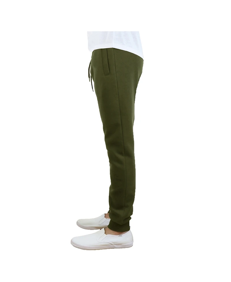 Galaxy By Harvic Men's 2-Packs Slim-Fit Fleece Jogger Sweatpants