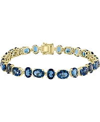 London Blue Topaz Tennis Bracelet (29-1/3 ct. t.w.) in 14k Gold