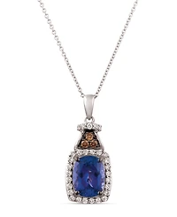 Le Vian Blueberry Tanzanite (2 ct. t.w.) & Diamond (1/3 18" Pendant Necklace 14K Gold (Also Available White Gold)