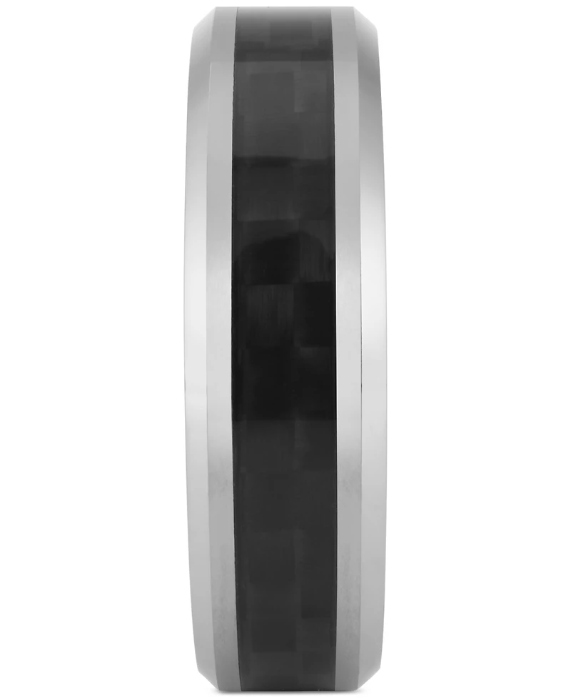 Men's Woven-Look Band Carbon Fiber & Tantalum